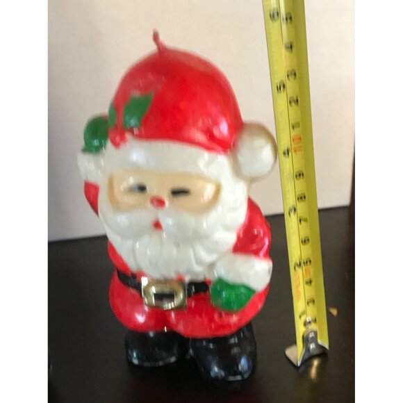 Vintage Santa Claus Decorative Wax Candle Set - Picture 7 of 13